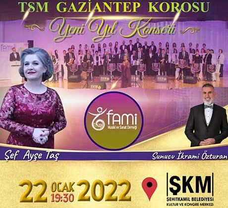 TSM Gaziantep Korosu Yeni Yıl Konseri